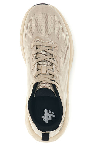 Beigefarbene Sneaker mit profilierter Sohle 2t2l Premium BS2618
