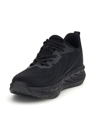 Schwarze Sneaker mit profilierter Sohle 2t2l Premium BS2618