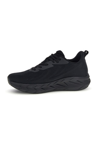 Schwarze Sneaker mit profilierter Sohle 2t2l Premium BS2618