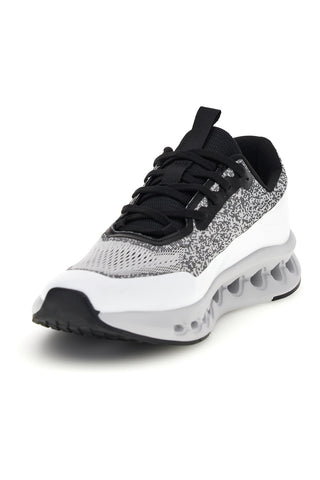 Weiße Sneaker mit schwarzen Details 2t2l Premium YH25231