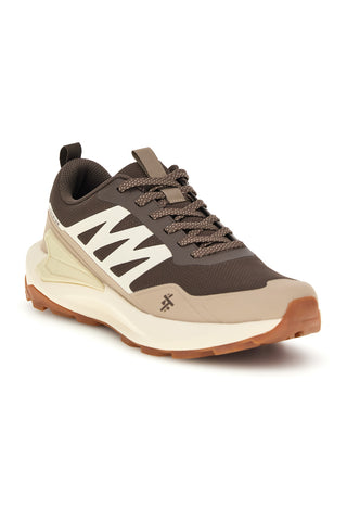 Braune Sneaker mit beigen Details 2t2l Premium YH24157