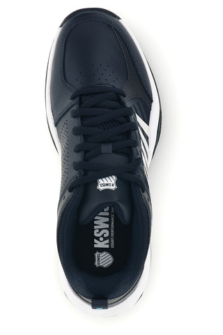 Scarpe da tennis blu con logo laterale bianco K-swiss Court Express 2 Clay