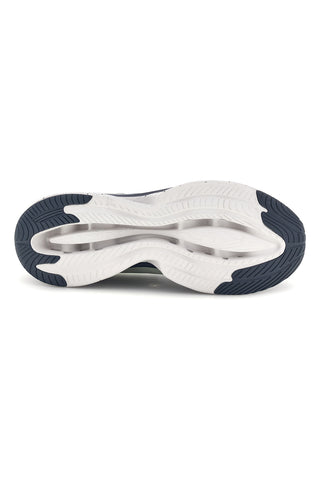 Sneakers grigie e blu in tessuto mesh con suola ammortizzata K-swiss Melrose Tubes Lite