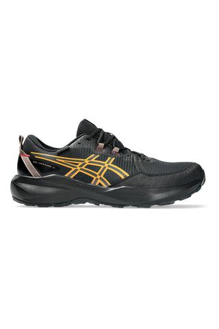 Scarpe da trail running nere con logo giallo Asics Gel-Venture 11
