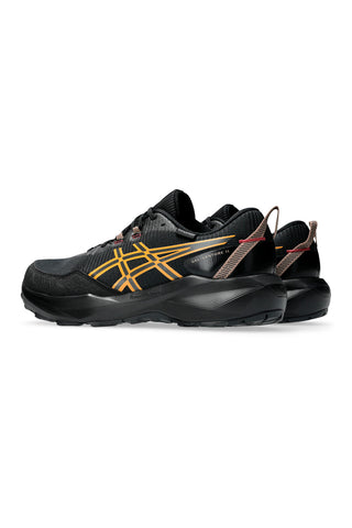 Scarpe da trail running nere con logo giallo Asics Gel-Venture 11