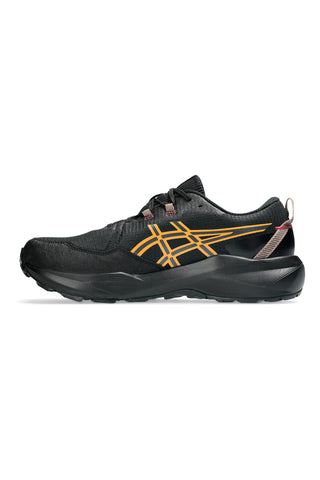 Scarpe da trail running nere con logo giallo Asics Gel-Venture 11