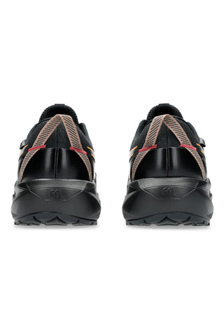 Scarpe da trail running nere con logo giallo Asics Gel-Venture 11
