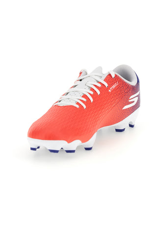 Scarpe da calcio arancio e blu con tacchetti Skechers Skx 2 Club Mg