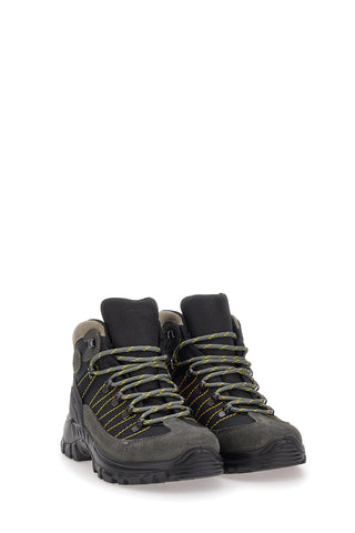 Scarponcino da Trekking Antracite In Pelle Scamosciata Grisport 13342