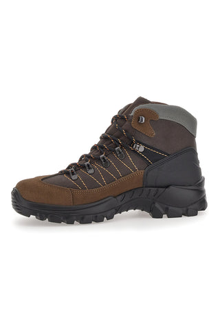 Scarponcino da Trekking Marrone In Pelle Scamosciata Grisport 13342