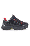 Schwarze Trekkingschuhe mit roten Details Goodyear 41029