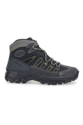 Track Down 13342S40 Schwarze Trekkingstiefel mit Profilsohle