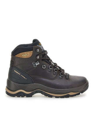 Braune Trekkingstiefel mit Vibram Track Down Sohle 11205P150G