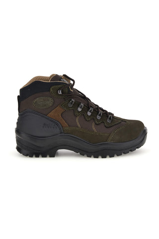 Scarponcini da trekking verde oliva con support system Track down 10694S3