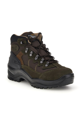 Scarponcini da trekking verde oliva con support system Track down 10694S3