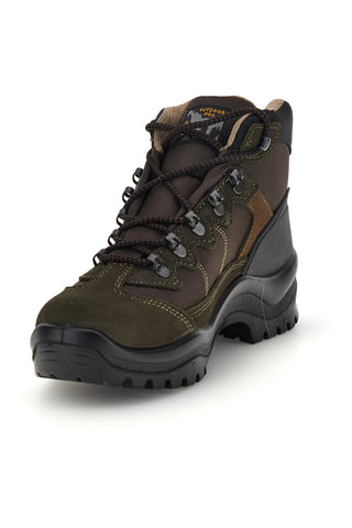 Scarponcini da trekking verde oliva con support system Track down 10694S3