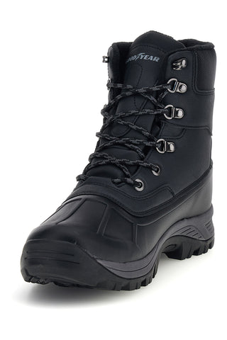 Scarponcini neri waterproof con interno caldo Goodyear GY42039
