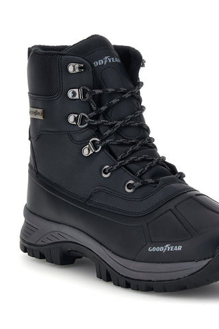 Scarponcini neri waterproof con interno caldo Goodyear GY42039