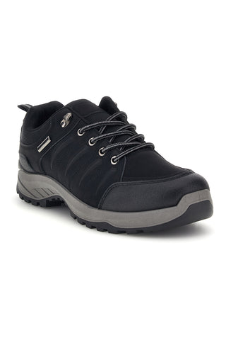 Schwarze Wanderschuhe mit grauer Sohle Altemberg B006