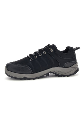 Schwarze Wanderschuhe mit grauer Sohle Altemberg B006