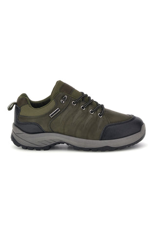 Grüne Wanderschuhe mit grauer Sohle Altemberg B006