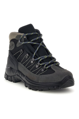 Scarpe trekking alte nere con lacci e suola scolpita Track down 13342S43