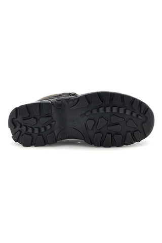 Scarpe trekking alte nere con lacci e suola scolpita Track down 13342S43