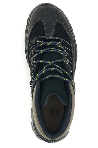 Scarpe trekking alte nere con lacci e suola scolpita Track down 13342S43