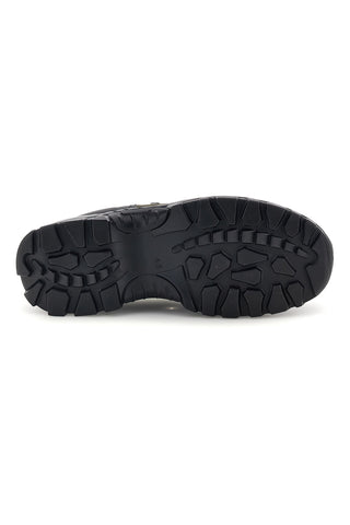 Scarpe trekking alte oliva scuro con lacci e suola scolpita Track down 13342S44
