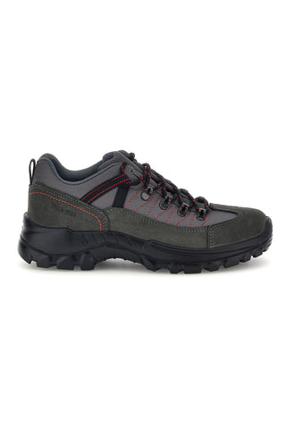 Scarpe trekking grigio scuro con lacci e suola scolpita Track down 13358S37