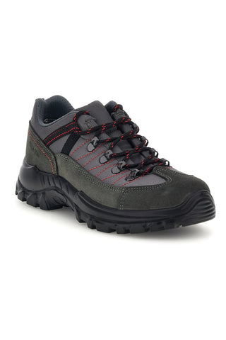 Scarpe trekking grigio scuro con lacci e suola scolpita Track down 13358S37