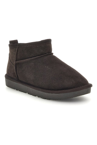 Dunkelbraune Stiefeletten aus echtem Leder mit warmem Innenfutter – Pittarello Love L1200