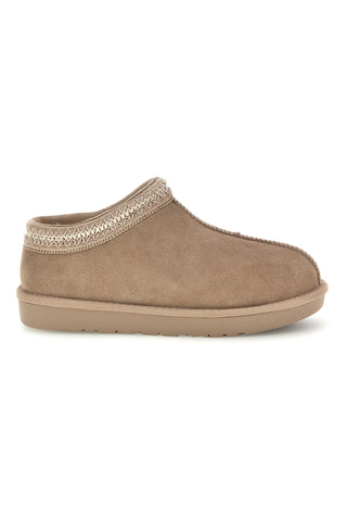 Sabot beige in vera pelle con interno caldo Pittarello love L1203