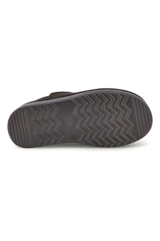 Stivaletti platform marrone scuro in vera pelle con interno caldo Pittarello love L1250