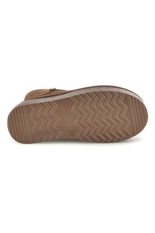 Stivaletti platform marroni in vera pelle con interno caldo Pittarello love L1251