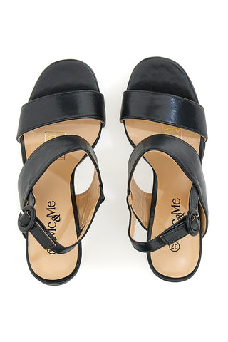 Sandalo con Tacco Nero Me& Me 805