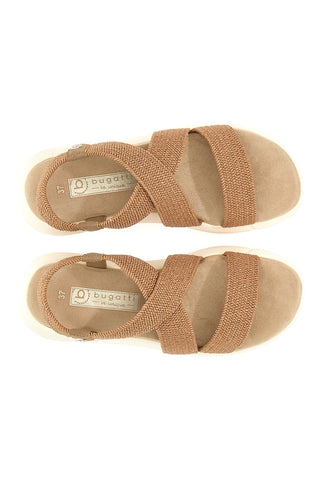 Flatform-Sandalen Sand Bugatti 7880 6900