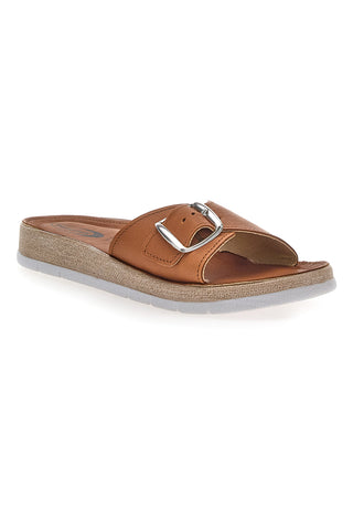 Ciabatte con Fibbia Cognac Plocadi 30073400