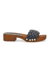 Schwarze Clogs Riflessi Moda 4965