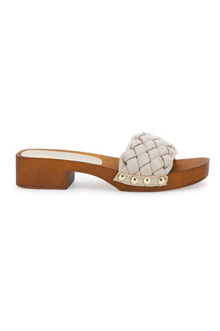 Zoccoli Beige Riflessi Moda 4965