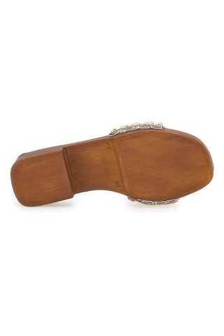 Beige Clogs Riflessi Moda 4965