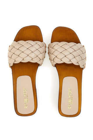 Beige Clogs Riflessi Moda 4965