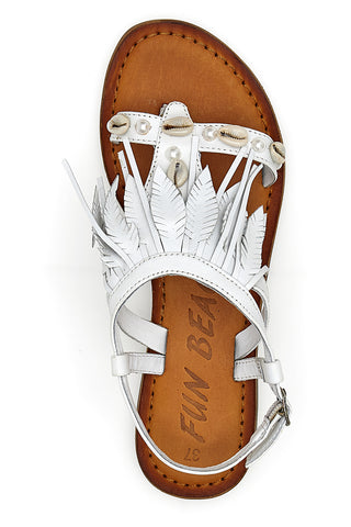 Sandali Boho Chic Bianchi Fun Beach 8466