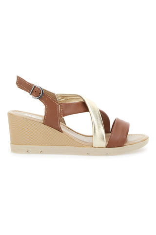 Sandali con Zeppa Beige Me & ME 165440