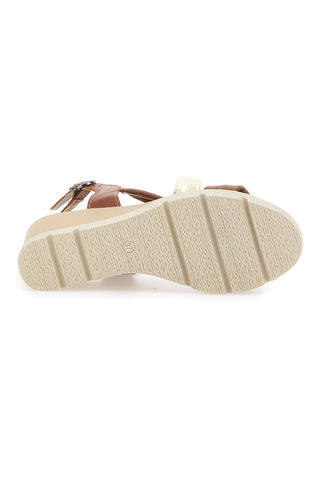 Sandali con Zeppa Beige Me & ME 165440