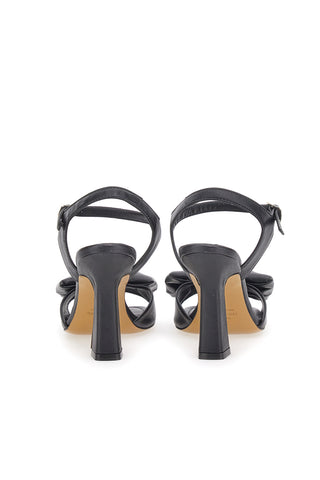Sandalo Pittarello Glam 6252 Nero con fiocco