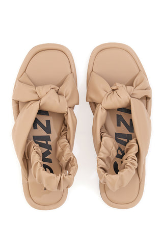 Flache nackte Sandalen Danke 901
