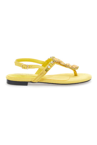 Sandali Gioiello Gialli Sara Lopez 058