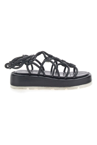 Sandali Lace-Up Neri Grazie 3770