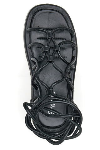 Sandali Lace-Up Neri Grazie 3770